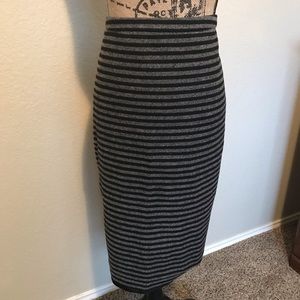 J.Crew Exquisite tweed striped skirt sz 8